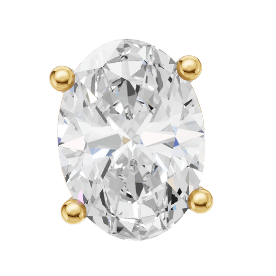 1.0 carat stone shown to scale